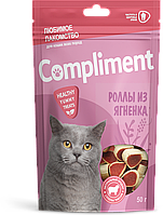 COMPLIMENT Лакомство для кошек Роллы из мяса ягненка, 50 гр