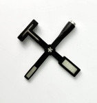 Магнит крест 5в1 черный