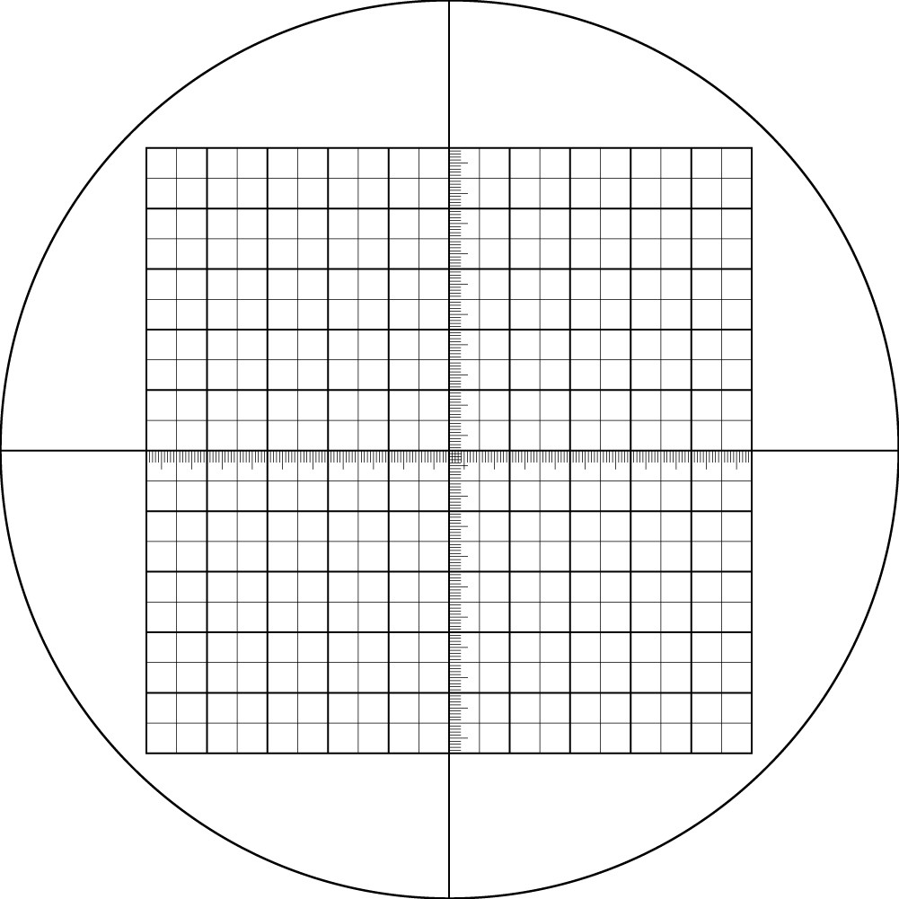 Слайд калибровочный MAGUS CSS2 для стереомикроскопов (XY0,05), фото 1