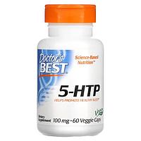 Doctor's Best, 5-HTP, 100 мг, 60 капсул, срок до 11/2025