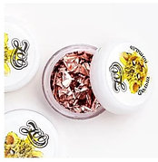 Zoo фольга поталь 14*14 см розовое золото 1554 1 шт