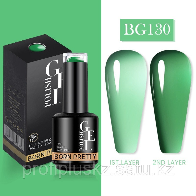 BORN PRETTY гель-лак Jelly Nude BG130 глянцевое 15 мл, фото 1