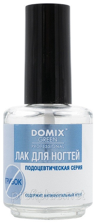Domix Green Professional лак с антифунгальным агентом прозрачный 17 мл, фото 1