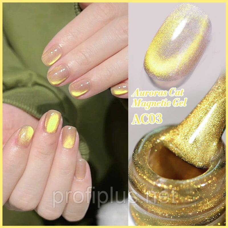 BORN PRETTY гель-лак Auroras cat magnetic gel AC03 глянцевое 10 мл, фото 1