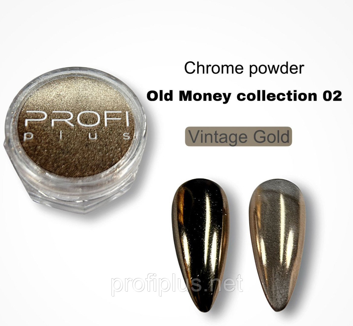 PROFI plus втирка Chrome Old Money Collection Vintage Gold 1 шт, фото 1