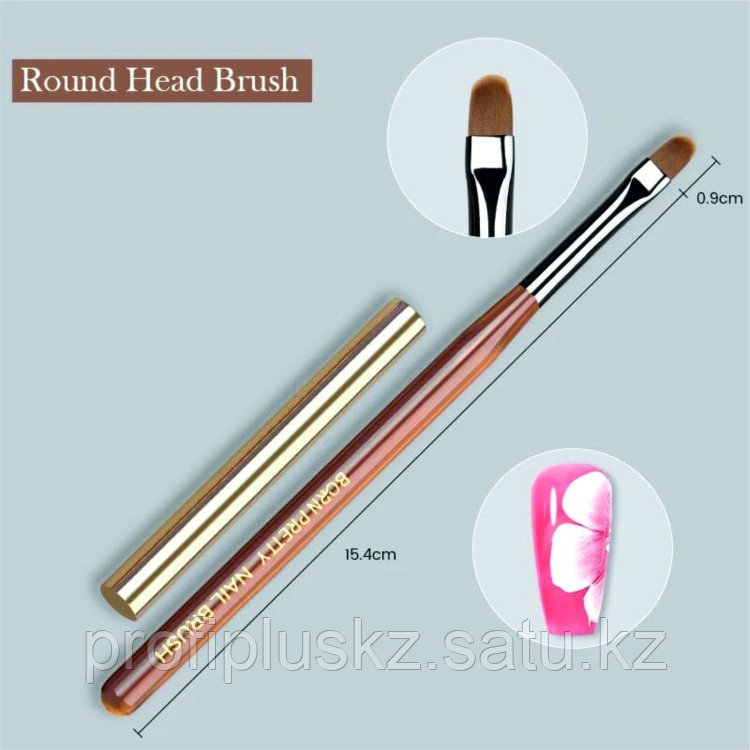 BORN PRETTY кисть плоская пластик 1 шт, фото 1