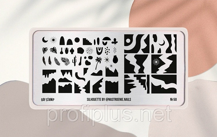 Go! Stamp пластины 50 Silhouette, фото 1