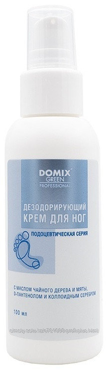 Domix Green Professional Green Professional дезодорирующий крем для ног 100 мл, фото 1