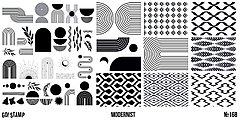 Go! Stamp пластины 168 Modernist