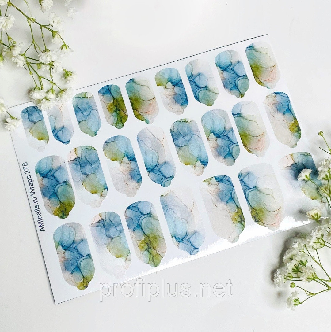 AMINAILS наклейки T278 1 шт