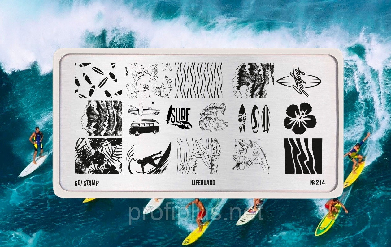 Go! Stamp пластины 214 Lifeguard, фото 1