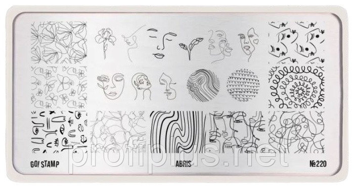Go! Stamp пластины 220 Abris