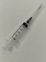 Шприц Luer Slip 5 мл, прямая игла 22G*1 1/2