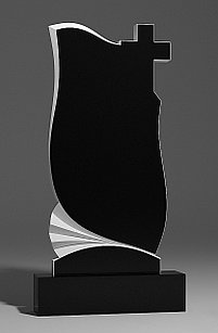 Памятник из черного гранита