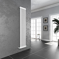 ВЕРТИКАЛЬНЫЙ РАДИАТОР СТАЛЬНОЙ ТРУБЧАТЫЙ ДВУХТРУБНЫЙ 1800 (боковое подключение) DUO 6 WHITE