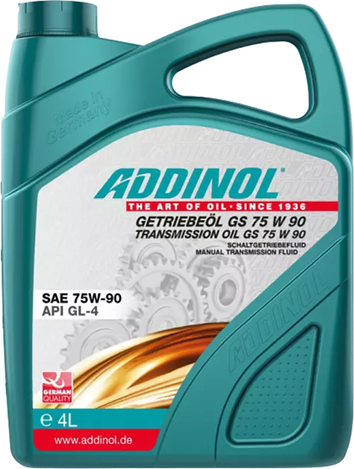 ADDINOL GETRIEBEOL GS 75 W 90 SAE 75W-90 (GL4), 4L