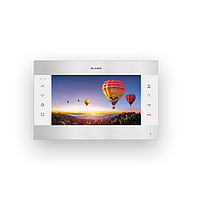 Slinex SL-10MHD цвет серебро + белый. 10" Домофон с программной детекцией движения и функцией памяти