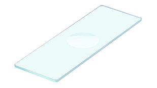 Стекла предметные с лункой Levenhuk G50 1H, 1 шт.