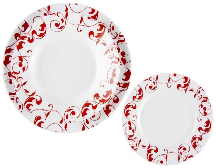 JAZZY PURE RED столовый сервиз на 6 персон из 18 предметов