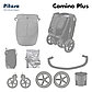 Прогулочная коляска Pituso Camino Plus Black, фото 7