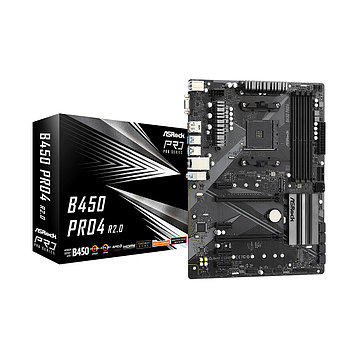 Материнская плата ASRock B450 PRO4 R2.0, фото 1