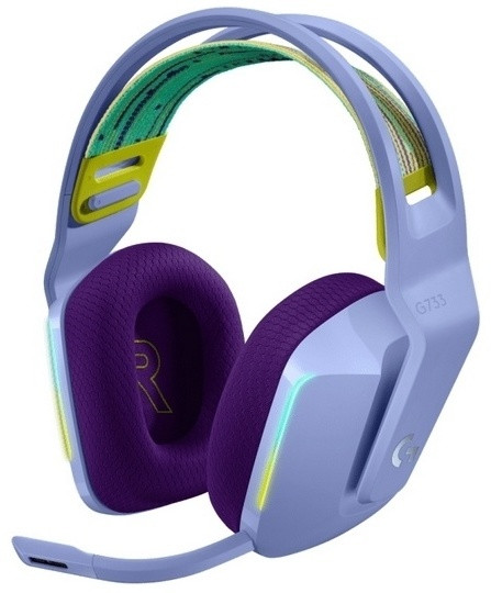 Logitech 981-000890 Гарнитура беспроводная игровая G733 LIGHTSPEED Wireless RGB Gaming Headset - LILAC