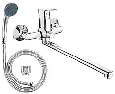 Смеситель "Fin" д/ван., с изл. 350 мм, с акс., арт. FN31 VODA***!!