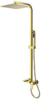 Душевая система D&K Bayern.Liszt DA1513707A04 матовое золото