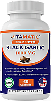 Vitamatic, Ферментированный черный чеснок, 1000 мг, 60 капсул