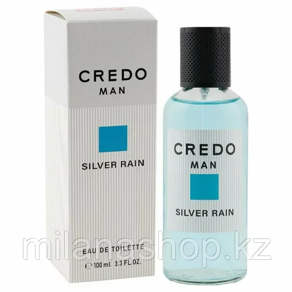 Туалетная вода мужская CREDO MAN Silver Rain, 100 мл (по мотивам Azzaro Chrome (Azzaro), фото 1