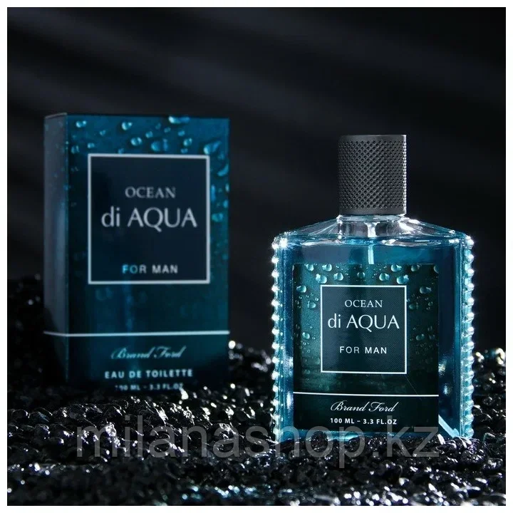 Туалетная вода мужская Ocean di Aqua, 100 мл (по мотивам Acqua Di Gio (G.Armani)