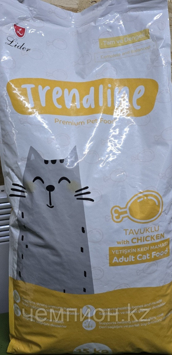 819280 Trendline Adult Cat Chicken, корм для взрослых кошек с курицей, уп.15кг.