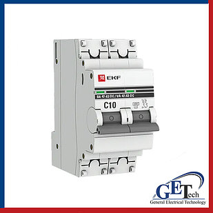 Автоматический выключатель ВА 47-63 2п 1А, 2А, 3А, 4А, 6А, 10А, 13А, 20А, 25А, 32А, 40А, 50А, 63А EKF Proxima