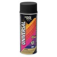 Аэрозоль эмаль алкид универсал черная мат 05 RAL9011 (Графитовый черный) 400мл INRAL_(5258)