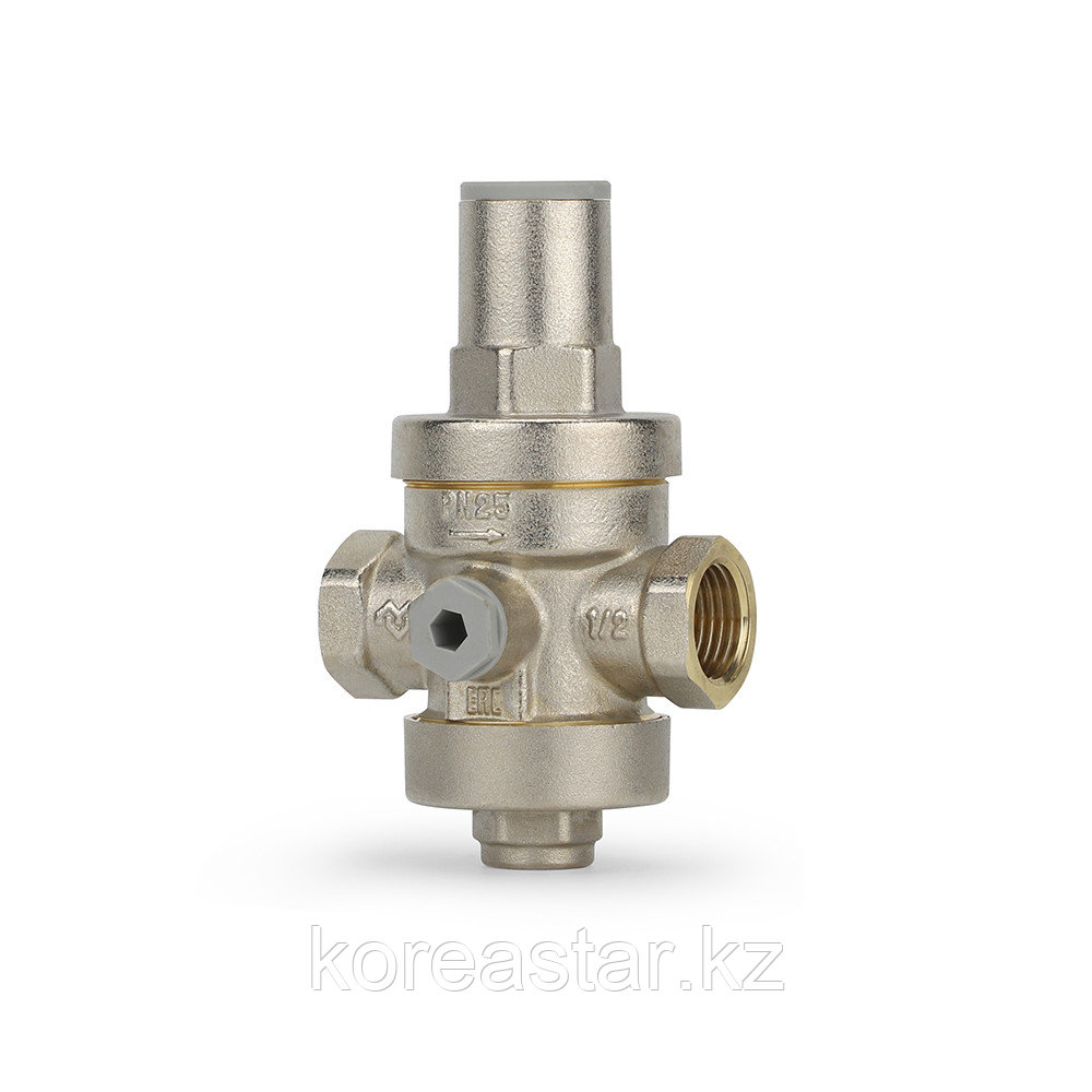 Редуктор давления Varmega 1/2", PN25, поршневой, с присоединением к манометру