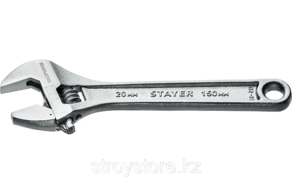 Ключ разводной, STAYER MAX-Force, 150 / 20 мм
