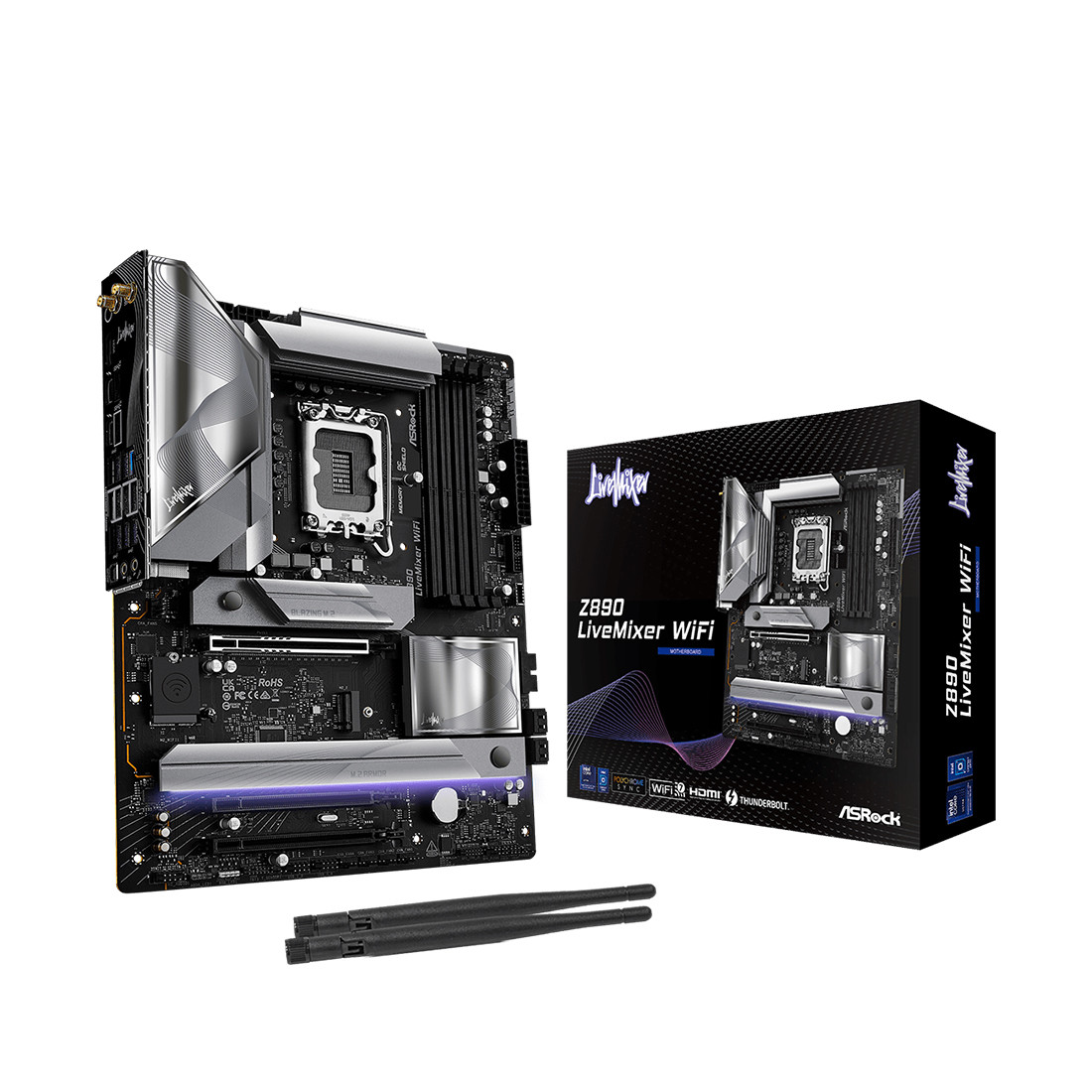 Материнская плата ASRock Z890 LIVEMIXER WIFI 2-028804