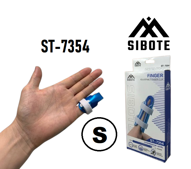 Фиксатор для пальца руки жесткий ST-7354 Silver размер S