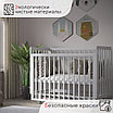 Кровать детская Tomix Tilda с маятником, белый 120*60см, фото 5