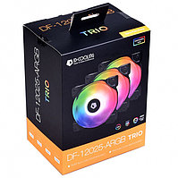 DEEPCOOL Комплект вентиляторов для корпуса ID-Cooling DF-12025-RGB-TRIO, 12cm, RGB LED