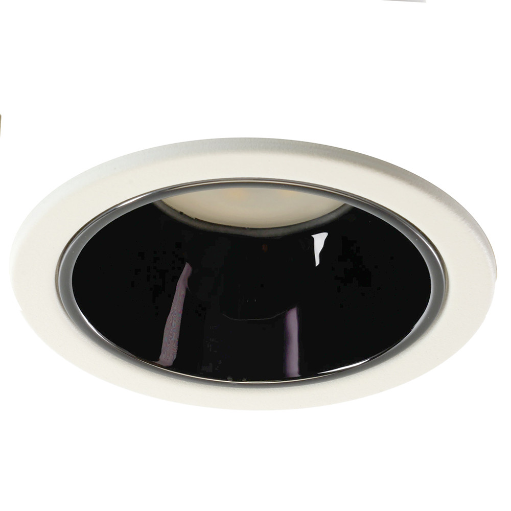 Светильник встраиваемый Feron DL3102 потолочный MR16 G5.3 белый + черный хром, фото 1