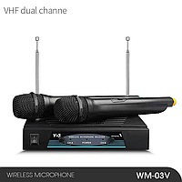 Набор беспроводных микрофонов Weisre WM-03V