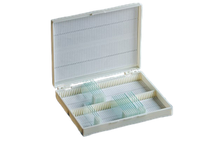 Коробка-штатив для 100 предметных стекол