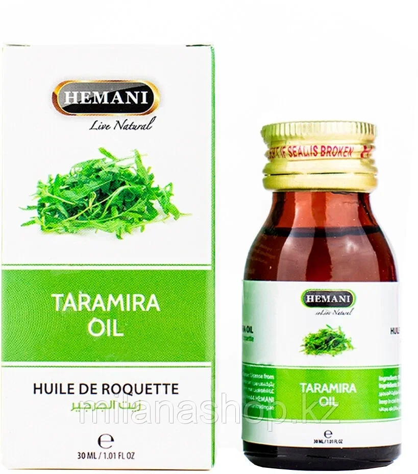 Хемани Масло Усьмы ( Hemani Taramira Oil ) для роста волос, ресниц, бровей 30мл.