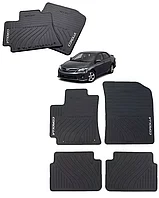 Коврики резиновые (черный цвет) на Corolla 2011-13 (Оригинал)