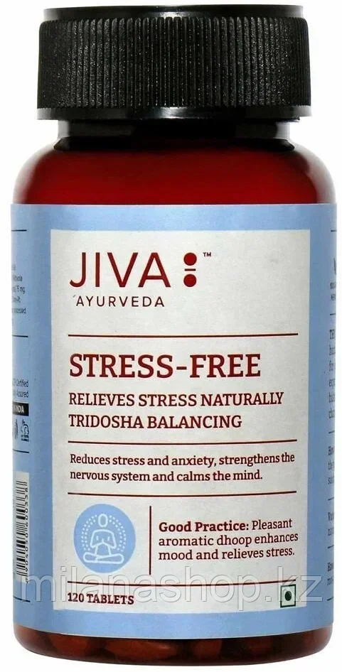 Стресс Фри ( Stress-Free Jiva ) антистрессовый препарат, 120 шт., фото 1