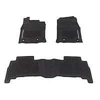 Коврики резиновые (черный цвет) на 4Runner 2013-23 (Оригинал)