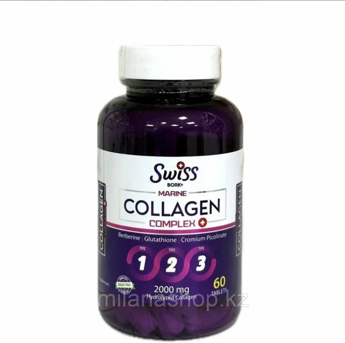 Swiss Bork® Collagen Complex ( Коллаген 1-2-3 2000 мг ) 60 таб