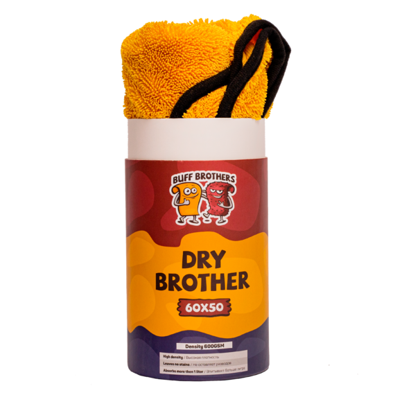 Микрофибра для сушки BUFF BROTHERS DRY BROTHER GOLD 60x50 - фото 1 - id-p122913368