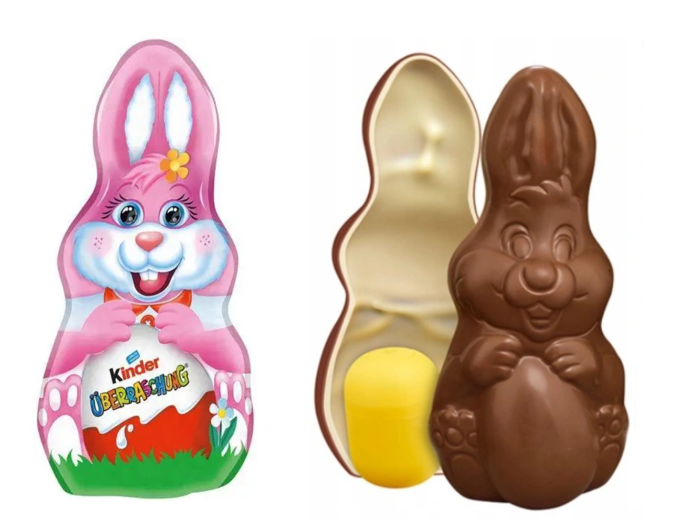 Шоколадный Заяц Kinder с игрушкой 75 гр / Германия